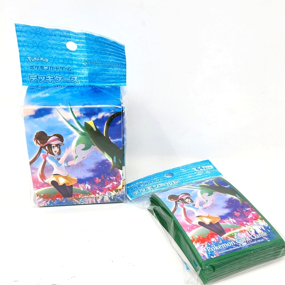 Pokemon Rosa And Serperior Deck Box And Card Sleeves Pokemon Center Tokyo Japan